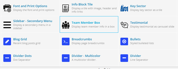 Choose Team Member Box Element