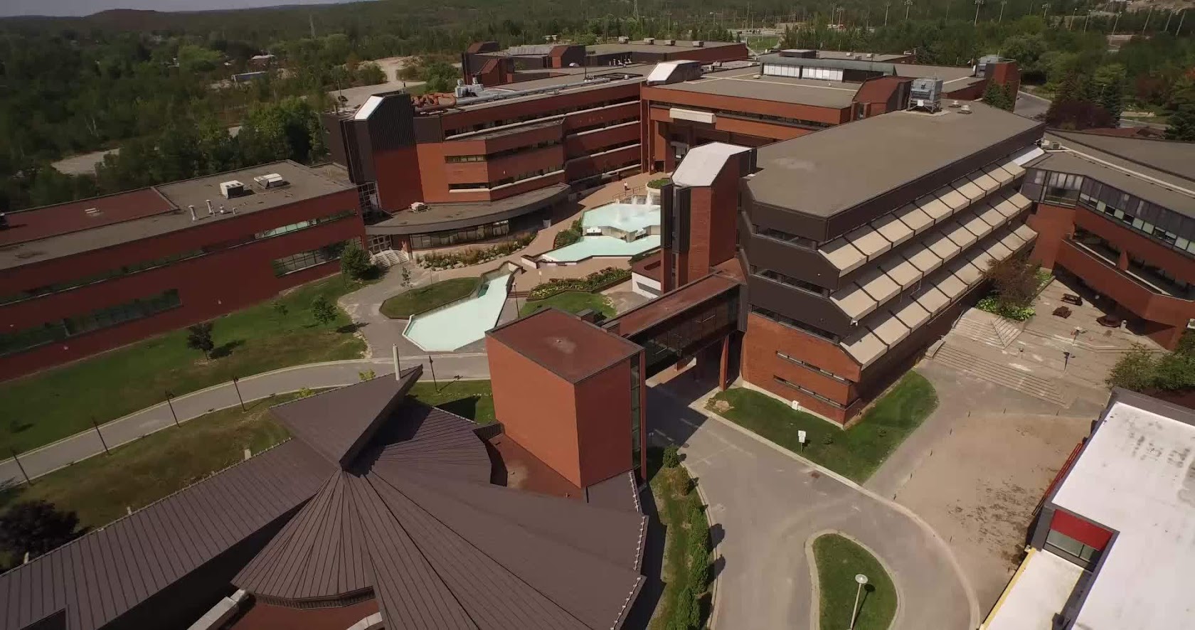 Aerial view of Cambrian College