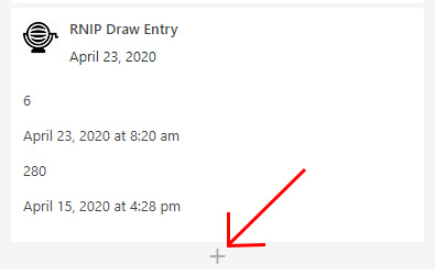 Add a new RNIP Draw entry