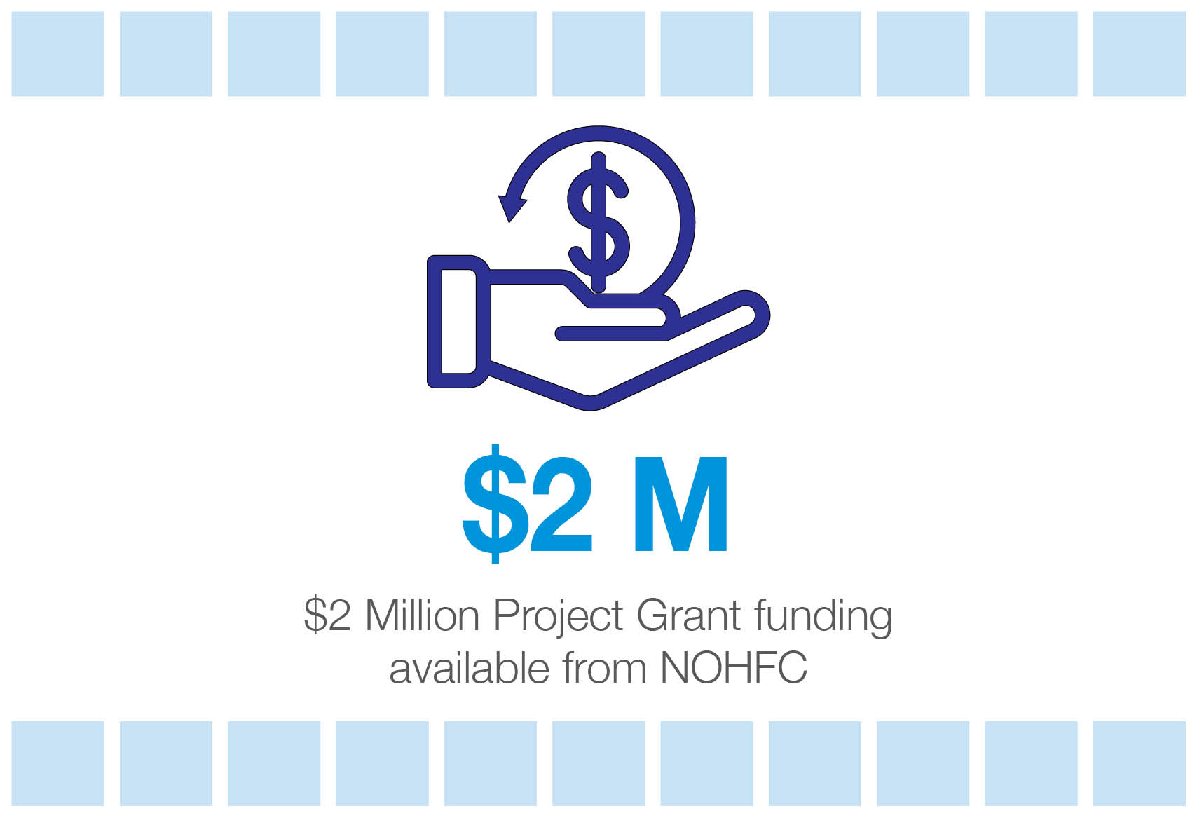 نماد - بودجه کمک مالی 2 میلیون دلاری پروژه از NOHFC در دسترس است